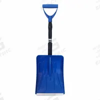 WESTWARD Snow Shovel: Plastic, 12 13/16 in Blade Lg, 9 3/16 in Blade Wd, 0.09 in Gauge (MPN 852F87). Key specifications — Brand: WESTWARD; Handle Grip: D-Grip.
