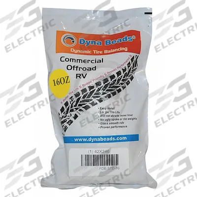 DYNA BEADS Tire Balancing Beads: Wheel Balancing Beads, Trucks, Ceramic, White