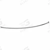 WINGITS Curved Shower Rod: 60 in Overall Wd, Stainless Steel, Polished, Drywall, 6 PK (MPN WOCONPS5NC). Key specifications — Brand: WINGITS; Finish: Polished; Material: Stainless Steel; Includes: (4) Stainless Steel Screws; Mounting Type: Drywall.