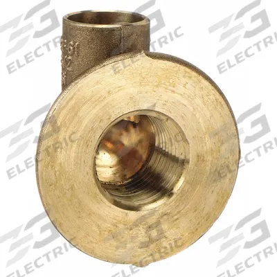 NIBCO Sweat Fitting Elbow: 1/2 in CTS x 1/2 in Pipe, Cup x FNPT, Bronze (MPN 708LF-12) - Low-Lead Cast Copper & Bronze Tube Fittings