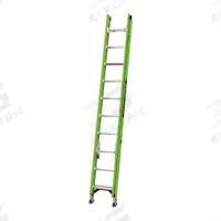 LITTLE GIANT Extension Ladder: 20 ft Ladder Size, Fiberglass, 375 lb Load Capacity, 39 lb Wt (MPN 17920-186). Key specifications — Color: Green; Brand: LITTLE GIANT; Included Features: V-Rung; Removable Fly: Fixed.