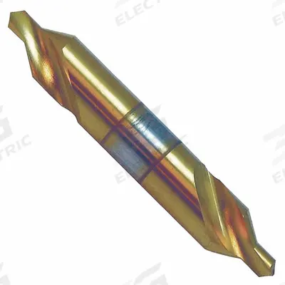 KEO Center Drill: Plain Type Hey, #5, 60°, 2 3/4 in Overall Lg - Plain-Tip Hey-Type Center Drills