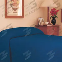 MARTEX Bedspread: Twin Fits Mattress Size, 102 in Overall Lg, 71 in Overall Wd, Navy, Quilted, Solid (MPN MAINSPREAD NAVY). Key specifications — Color: Navy; Fabric Material: Cotton/Polyester Blend; Fabric Pattern: Solid; Fiberfill Material: Polyester; Stitching Pattern: Quilted; Brand: MARTEX.