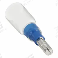 VELVAC Wire Disconnect: Male Tab, Blue, Nylon with Heat Shrink, 16 AWG – 14 AWG Wire Size Range (MPN 30369). Key specifications — Brand: VELVAC; Manufacturer Part Number: 30369; Disconnect Style: Bullet Disconnect; Termination Style: Crimp; Seam Style: Brazed; Terminal Type: Tab; Terminal Types: Male Tab; Waterproof: Yes.