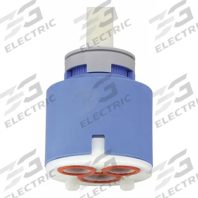 SYMMONS Cartridge: Plastic, 2 2/5 in Overall Lg - Disc Faucet Cartridges