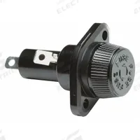 BUSSMANN Panel Mount Fuse Holder: For Fuse Size 13/32 in x 1 1/2 in, 1 Pole, 30 A Max, 600 V AC (MPN HPF-RR). Key specifications — Fuse Holder Termination Type: 1/4 in Quick Connect; Fuse Holder Cap Style: Screw Knob; Brand: BUSSMANN; Fits Fuse Class or Type: Class CC.