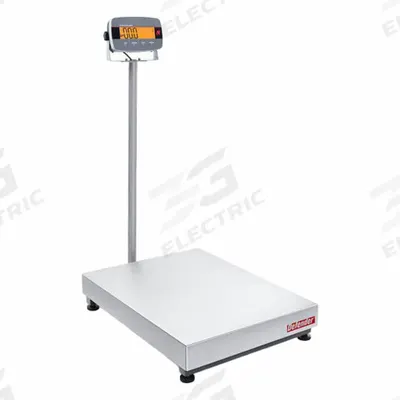 OHAUS Industrial Bench Scale: 23 5/8 in x 31 1/2 in, Not IP Rated, Column-Mounted - Bench Scales with Column-Mounted Indicator