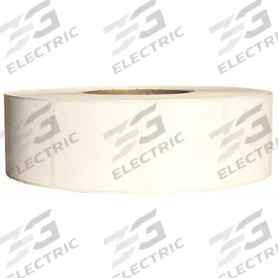 APPROVED VENDOR Barcode Printer Label: 2 in Label Wd, 2 in Label Ht, White, 3 in Core Dia. - Industrial Thermal Transfer Labels