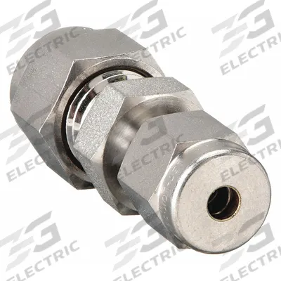 HAM-LET Compression Fitting Union: 3/8 in OD x 1/4 in OD Fitting Size - Double-Ferrule Stainless Steel Fittings