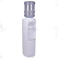 OASIS Bottled Water Dispenser: Freestanding, Top Loading, Cold/Room Temp, White, Plastic, Still, Adj (MPN 92026160042). Key specifications — Water Type: Still; Operating Voltage: 115V AC; Power Source: Electric Corded; Water Temperature Types: Room Temperature; Brand: OASIS; Housing Color: White; Material: Plastic.