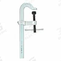 BESSEY Bar Clamp: Extra Heavy Duty, Sliding T Handle, 14 in Jaw Opening - Max, 4 in Throat Dp, F (MPN 8500HPC-14). Key specifications — attr668287: Bar Slide; attr668283: Swivel; attr663925: BESSEY.