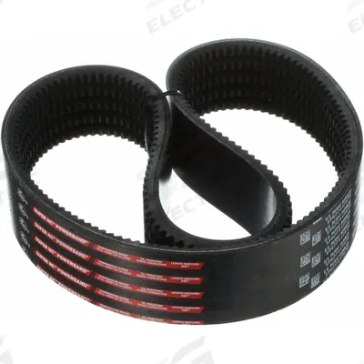 GATES Banded Cogged V-Belt: 5VXP1600, 5 Ribs, 160 in Outside Lg, 3 3/8 in Top Wd - 5VX Section Banded V-Belts
