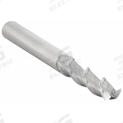 WIDIA HANITA Square End Mill: Carbide, 3 Flute, 3/8" Mill Dia, 1/2" LOC, 4" OAL (MPN 4AN310014) - Reduced-Neck Carbide Square End Mills for Aluminum