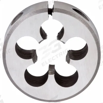 APPROVED VENDOR Round Threading Die: M16x2 Metric, 1 1/2 in OD, Adj, High Speed Steel (MPN 10T902) - Adjustable Round Threading Dies
