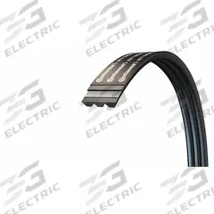 CONTINENTAL V-Belt: 3/B105, 3 Ribs, 108 in Outside Lg, 21/32 in Top Wd, 13/32 in Thick, SBR (MPN 20208865). Key specifications — Belt Material: SBR.
