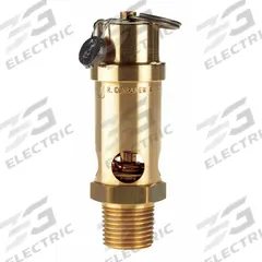 CONRADER Safety Valve: Soft Seat, 1/2 in (M)NPT Inlet (In.), 1/2 in (F)NPT Outlet (In.), Brass (MPN SRV530-12-060 sst). Key specifications — attr291993: Soft Seat; attr291998: Brass; attr292007: Silicone; attr292009: Brass; attr294753: CONRADER.