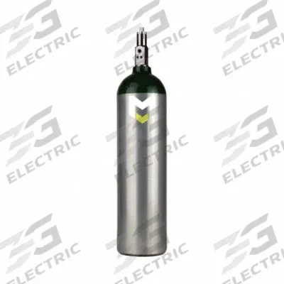 MERET PRODUCTS Medical Oxygen Cylinder: 398 L Capacity, 25 lpm Flow Rate - Max - Empty Cylinders for Medical Oxygen