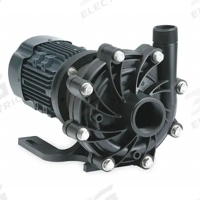 FINISH THOMPSON Magnetic Drive Pump: PVDF, 2 hp Horsepower, Three Phase, PVDF, 208-230/460V AC - Magnetic-Drive Straight Centrifugal Pumps
