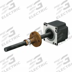 PBC LINEAR Precision Lead Screw: Lead Screw Assembly, Anti-Backlash, PTFE, Stainless Steel, 300, B (MPN LSR1601T-0300-RCF-231-NNN-N). Key specifications — Motor IP Rating: IP40; Motor Length: 57.0 mm; Nut Shape: Round; Nut Type: Anti-Backlash; Phase: 2; Rated Current: 2.2 A; Steps per Revolution: 200; Brand: PBC LINEAR.