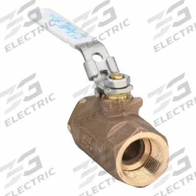 APOLLO Manual Two-Way Ball Valve: 1 in Size, Bronze, Straight, FNPT x FNPT - Bronze Ball Valves