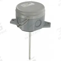 DWYER Duct Temperature Probe: -40°F to 302°F /-40°C to 150°C, 10,000 ohm Resist, 12 in Probe Lg (MPN TE-DFG-B1244-00). Key specifications — Accuracy: +/-0.22°C at 25°C (+/-0.4°F at 77°F); Brand: DWYER.