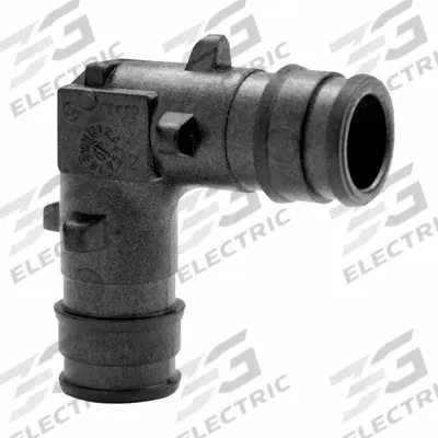 UPONOR Barbed Fitting Elbow: 1/2 in ID x 1/2 in ID Size, Barbed x Barbed, Polymer - Expansion Polymer Barbed Tube Fittings