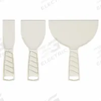 WESTWARD Putty Knife Set: Bld. Mat. Polypropylene, Hdl. Mat. Polypropylene, Bld. Shp. Tapered (MPN 13A716). Key specifications — attr1004888: WESTWARD; attr1029665: Full.