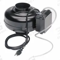 In-Line Duct Fan: 153 cfm Max., 4 in Duct, 84 W, 115V AC, 1 Ph, IP44, Galvanized Steel (MPN PV-100XPS). Key specifications — Includes: Mounting Bracket; Brand: SOLER & PALAU; Speed Controllable: Yes; High-Efficiency Motor: No; Nameplate Voltage: 115V AC; Number of Speeds: 1; Airflow @ 0.000 in SP - Range: 0 to 249 cfm; High-Efficiency Motor_Broad: Standard-Efficiency Motor.