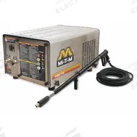 MI-T-M Electric Pressure Washer: Stationary, 120 V – Single-Phase, 1,000 psi, 2.5 gpm, 2 hp (MPN GC-1003-SME1). Key specifications — Burner Fuel: Electric; Pump Drive: Belt; Brand: MI-T-M; Water Intake: Hot Water Intake.