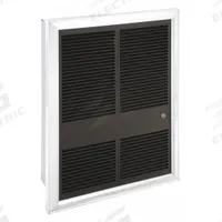 MARKEL Recessed Electric Wall-Mount Heater: 4800 W, 277V AC, Single Phase, 277V AC, 1-phase (MPN G3327TD-RP). Key specifications — Grille Color: Gray; Programming Capability: Non-Programmable; Wattage Output: 4800 W; Voltage, Phase: 277V AC, 1-phase; Rough-In Dimensions - H x W x D: 19-1/2 in x 14-1/8 in x 4 in; Nominal Voltage - HVAC: 277V AC; Brand: MARKEL; Phase: Single.