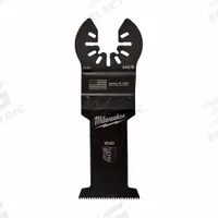 MILWAUKEE Oscillating Tool Blade: 1 3/8 in Blade Wd, 4 1/16 in Overall Lg, Fast Cutting, 10 PK (MPN 49-25-1109). Key specifications — attr1097473: Clean Wood; attr1097476: MILWAUKEE; attr1097456: Fast Cutting.