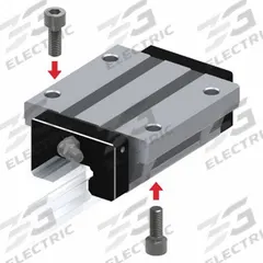 THK Linear Guide Carriage: For 15 mm Rail Wd, Ball, HSR Type Std Guide, 19.3 mm Carriage Ht (MPN HSR15C1SS). Key specifications — Carriage Material: Carbon Steel; Roller Material: Carbon Steel; Size: 15; Brand: THK; Features: No Preload; Type: HSR Type Standard Guide.