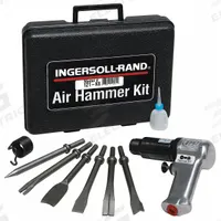 INGERSOLL RAND Air Hammer Kit: 3/8 in Shank Size, 2 5/16 in Stroke Lg, 3,000 bpm Blows per Minute (MPN 121-K6). Key specifications — attr1320834: INGERSOLL RAND; attr1320853: Round; attr1320854: Round; attr1320857: Air Hammer; attr1393634: Frequent Maintenance to Heavy Production; attr1393635: Yes; attr1393636: Ultra Durable.
