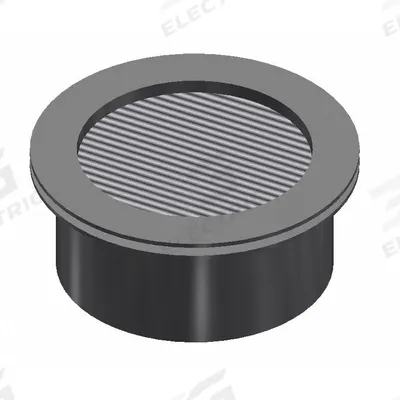 SOLBERG Pleated Filter: Fiberglass, 1 in Overall Ht, 2 5/16 in Outside Dia - Air Filter Replacement Elements