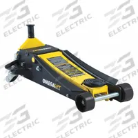 OMEGALIFT Trolley Floor Jacks: Steel, Manual Handle, Mechanical, 3.5 ton Load Capacity, 4 in Min Ht (MPN 29038). Key specifications — Brand: OMEGALIFT; Lifting Actuator: Manual Handle; Body Material: Steel.