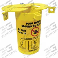 BRADY Plug Lockout: For 1 1/4 in Max Cord Dia, For 3 in Max Plug Dia, For 2-Prong/3-Prong Plug Type (MPN PLO23). Key specifications — Brand: BRADY; Encasing Lockout: Yes; For Voltage: 125/250/600V AC; Lockout Material: Thermoplastic Elastomer; For Plug Type: 3-Prong.