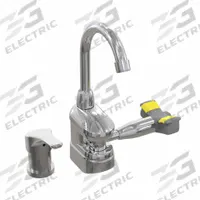 BRADLEY Plumbed Eyewash: Std, Counter Mnt, Single Handle Faucet, Eyes Coverage, No Bowl, Swing Right (MPN S19-500M). Key specifications — Activation: Swing Right; Faucet Style: Single Handle; Brand: BRADLEY.