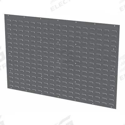 AKRO-MILS Louvered Panel: 34 in x 52 in x 5/16 in, 1 Sides, 0 Bins - Wall-Mount Louvered Panels Without Bins