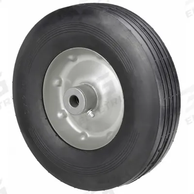 APPROVED VENDOR Semi-Pneumatic Wheel: 10 in Wheel Dia., 3 7/8 in Wheel Wd, Rubber - Semipneumatic Wheels