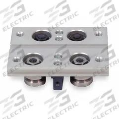 BISHOP-WISECARVER Linear Guide Carriage Assembly: Slide Ring, PRT Series Fixed-Center Carriage (MPN FCP761033). Key specifications — Carriage Material: Aluminum; Roller Material: Steel; Size: 76; Brand: BISHOP-WISECARVER; Type: PRT Series Fixed-Center Carriage.