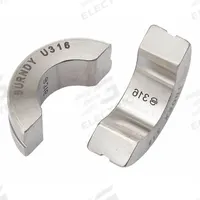 BURNDY Upper and Lower Crimping Die: 700 kcmil Copper Lug, YCAK-R-N/YCA-R-N/YCS-R/YCU-R/YDS-RL/YOU-R (MPN U316). Key specifications — attr511073: YCAK-R-N; attr511072: Aluminum; attr473934: BURNDY; attr542116: 700 kcmil Copper Lug; attr511067: PAT46.