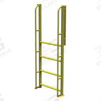 TRI-ARC Configurable Platform Ladder: 6.8 ft Overall Ht, 30 in Overall Wd, 20 in Overall Dp, Steel (MPN UCL9004246). Key specifications — Material: Steel; Color: Yellow; Brand: TRI-ARC.