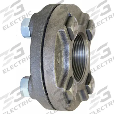 ANVIL Metal Pipe Flange: 1 1/2 in, Male NPT Threaded, Cast Iron, Flat Flange - Threaded Steel & Iron Pipe Flanges