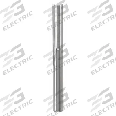 BOSCH Straight Cut Profile Router Bit: Fractional Inch, Carbide Tipped, 1/4 in Cutter Dia. - Straight Profile Router Bits