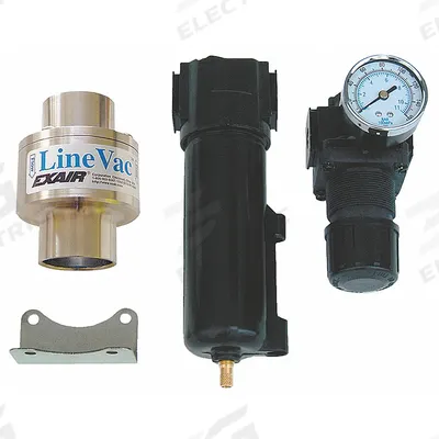 EXAIR Vacuum Conveyor Kit: For 1 1/4 in Hose I.D., 1 in Vacuum ID - General Purpose Vacuum Conveyors