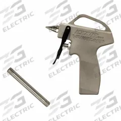 EXAIR Safety Air Gun with extension: Ergonomic Grip, Cast Aluminum, 1/4 in Female NPT, Straight (MPN 1680SS-6). Key specifications — attr1328526: Cast Aluminum; attr1328500: 1010SS Air Nozzle; attr1328508: EXAIR; attr1328515: No; attr1328533: Yes.