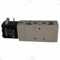 AVENTICS Solenoid Air Control Valve: Series L1, Single Solenoid, Four-Way / Two-Position, Locking (MPN L12BA452B017G61). Key specifications — attr1077390: L12BA452B017G61; attr1077459: Solenoid Air Control Valve; attr1077461: Spring Return; attr1077475: 24V DC; attr1077450: Locking.