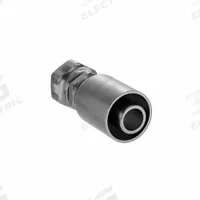 PARKER Hydraulic Crimp Fitting: Steel x Steel, Straight, -16 For Hose Dash Size, Female x Genderless (MPN 1JC77-16-16). Key specifications — Fitting Gender: Female x Genderless; Fitting Connection Type: ORS x Crimp; For Hose Dash Size: -16; Thread Size: 0.511"-27; Brand: PARKER.