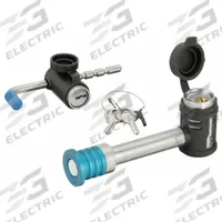 MASTER LOCK Receiver Lock: Stainless Steel, (2) Keys, Receiver Lock (MPN 1481DAT). Key specifications — Includes: (2) Keys; Vehicle Class: IV; Brand: MASTER LOCK; Product Type: Receiver Lock; Material: Stainless Steel.