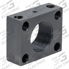 ENERPAC Rectangular Mounting Flange: 1 1/2 in Bore Dia., UN-2B, 1 1/2"-16 Thread Size, Steel (MPN AW51). Key specifications — attr95491: 1-1/2"-16; attr95490: UN-2B; attr95492: Steel; attr95493: None; attr98885: ENERPAC.
